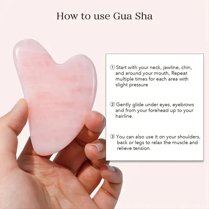 Premium Jade Roller and Gua Sha Set for Facial Beauty - Resin Massager for Face, Eyes, Neck - Reduce Fine Lines and Wrinkles