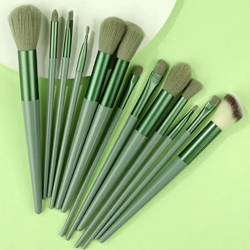 Makeup Brushes Set (13PCS) - Eye Shadow Foundation Women Cosmetic Brush Eyeshadow Blush Powder Blending Beauty Soft Makeup Tool