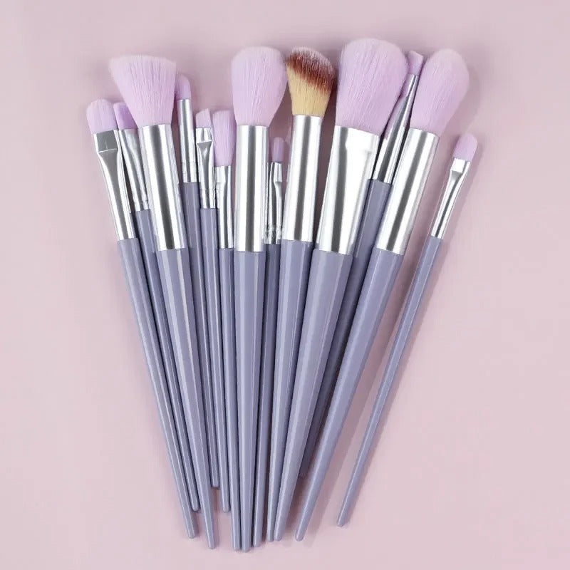 Makeup Brushes Set (13PCS) - Eye Shadow Foundation Women Cosmetic Brush Eyeshadow Blush Powder Blending Beauty Soft Makeup Tool