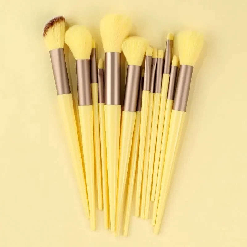 Makeup Brushes Set (13PCS) - Eye Shadow Foundation Women Cosmetic Brush Eyeshadow Blush Powder Blending Beauty Soft Makeup Tool