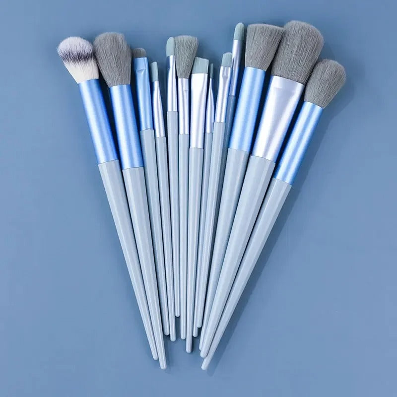 Makeup Brushes Set (13PCS) - Eye Shadow Foundation Women Cosmetic Brush Eyeshadow Blush Powder Blending Beauty Soft Makeup Tool