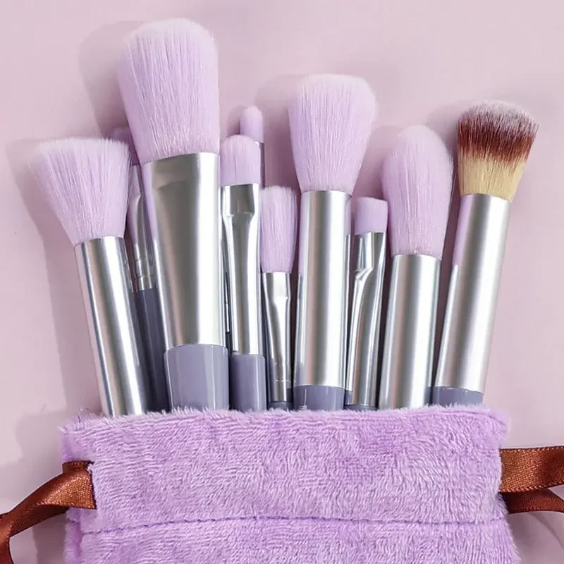 Makeup Brushes Set (13PCS) - Eye Shadow Foundation Women Cosmetic Brush Eyeshadow Blush Powder Blending Beauty Soft Makeup Tool